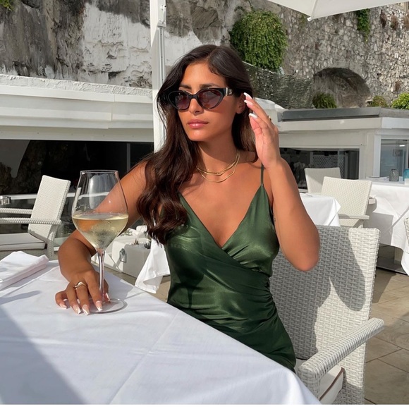 Blogger’s Fav|NWT ZARA Draped Lingerie Dress - Picture 7 of 16